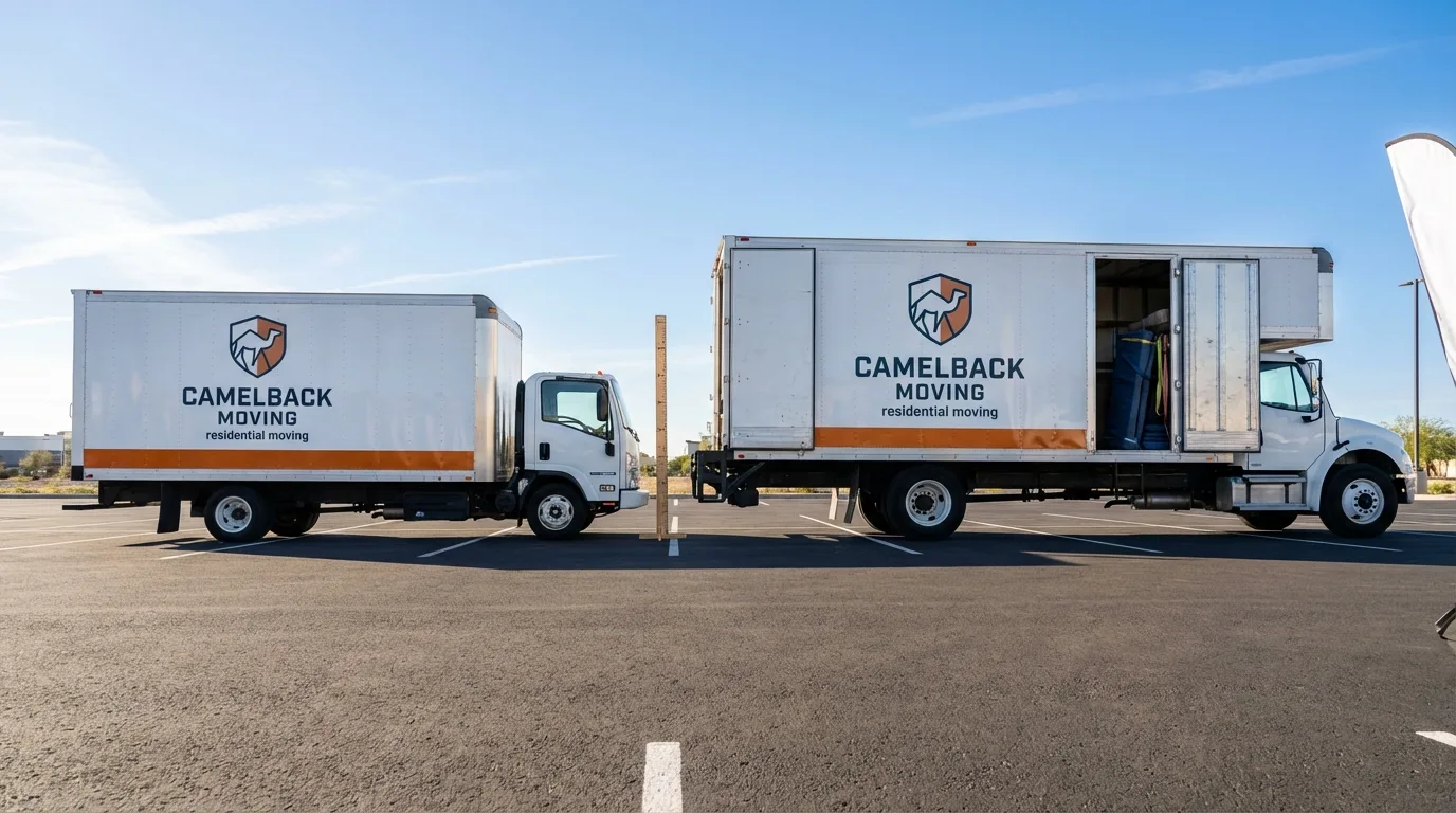 Moving truck size capacity guide in Tryon